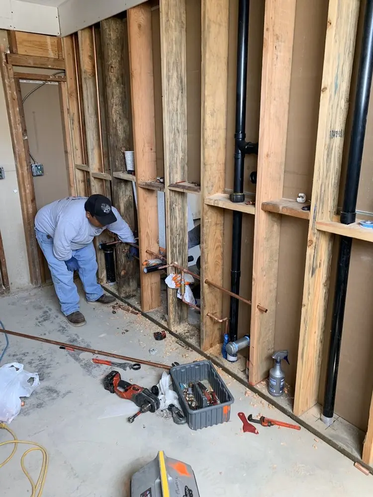 Commercial rough-in plumbing for Water Heater Replacement in Sherman Park